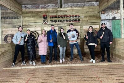 30 Minute Axe Throwing Experience in Llangollen