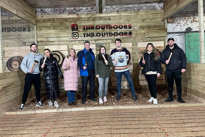30 Minute Axe Throwing Experience in Llangollen - Meet At TNR Outdoors, Mile End Mill, Berwyn St