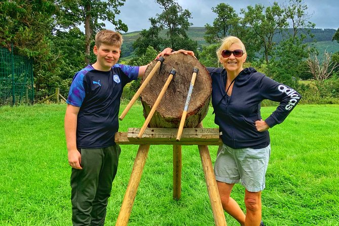 Archery & Axe Throwing in Llangollen - Axe throwing coaching, with control as the goal