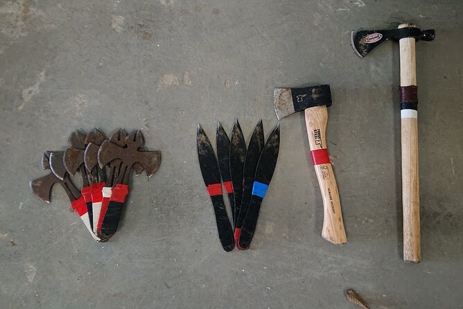 Axe Throwing - Viking energy, right in Whitland