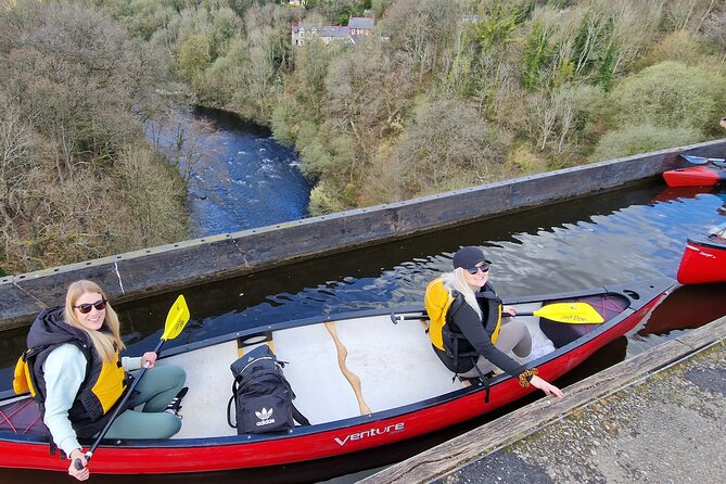 Canoe Trip Over the Pontcysyllte Aqueduct - What can happen with queues: time-on-the-water vs waiting