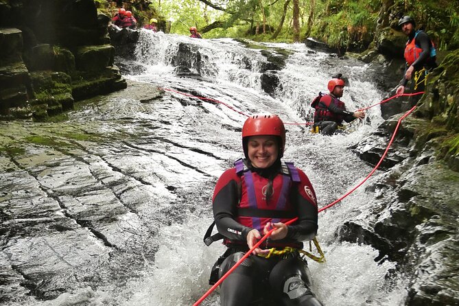Canyoning in Snowdonia - Meeting point and the “start to finish” rhythm