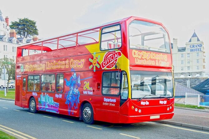 City Sightseeing Llandudno Hop-On Hop-Off Bus Tour - Onboard audio, free headphones, and the real sound-check