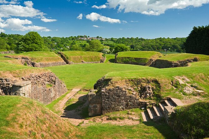 From Cardiff: 3 Amazing Castles, Tintern Abbey & Roman Caerleon - Caerleon Amphitheatre: Roman engineering, plus the Arthur question