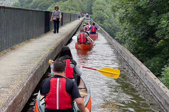 Small Group Pontcysyllte Aqueduct Canoe Trip - Pontcysyllte Aqueduct, seen from the waterline