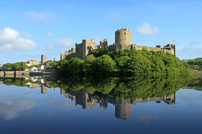 The Wandering Bard's Mythical West Wales Tour - Entering Pembroke Castle, a Norman fortress that still holds up