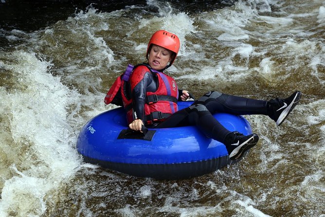 Whitewater River Tubing in Llangollen - What the Inflatable Donut Ring Is Like in Motion